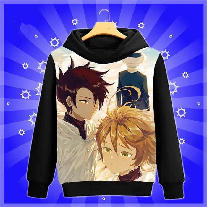 Аниме-Толстовка Manga The Promised Neverland Yakusoku no Neverland Norman cosplay Sweatshirt весна-осень мужские и женские пуловеры пальто - Цвет: 17