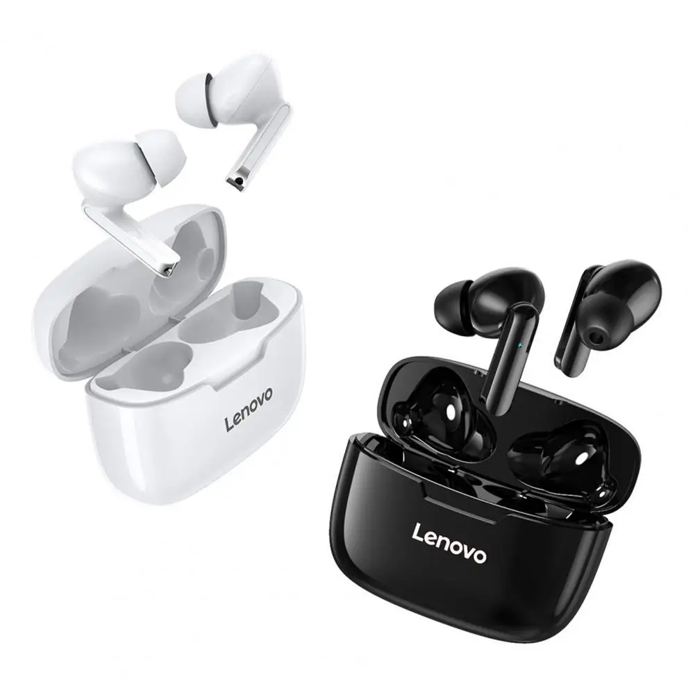 

TWS-наушники Lenovo XT90 с поддержкой Bluetooth 5,0 и зарядным футляром на 300 мА · ч