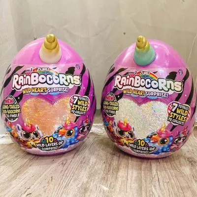 Оригинальная Радужная плюшевая кукла Единорог игрушка Rainbocornse волшебные блестки
