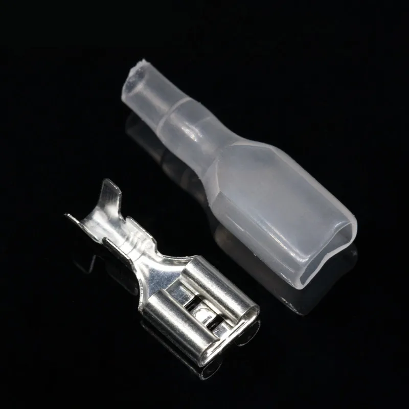 Терминал Faston с изоляцией для провода 2 8 мм 4 6 3