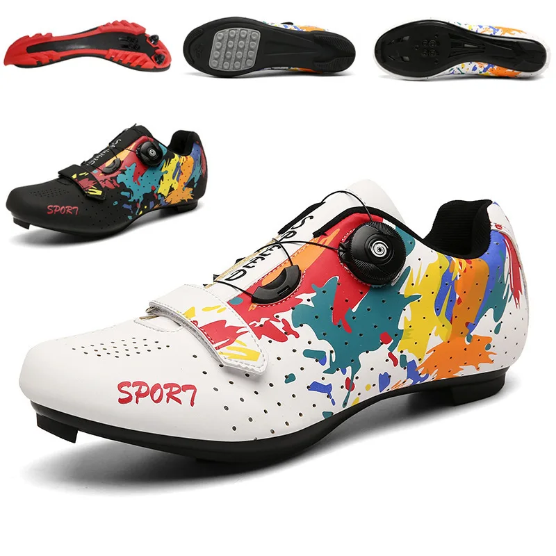

Meida Mtb Shoes Cycling Casual Male Shoes Cycling Shoes Bicycle Lock Shoes Hard-soled Power-assisted Road Bike Mountain Shoes
