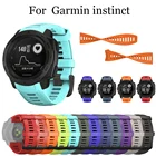 Ремешок силиконовый для смарт-часов Garmin Instinct, мягкий цветной сменный Браслет для наручных часов, с инструментом, 22 мм