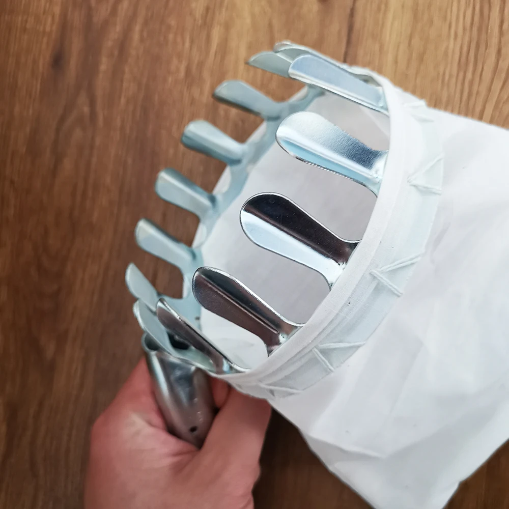 Металлическая машина для сбора фруктов удобная ткань сад Садоводство яблоки