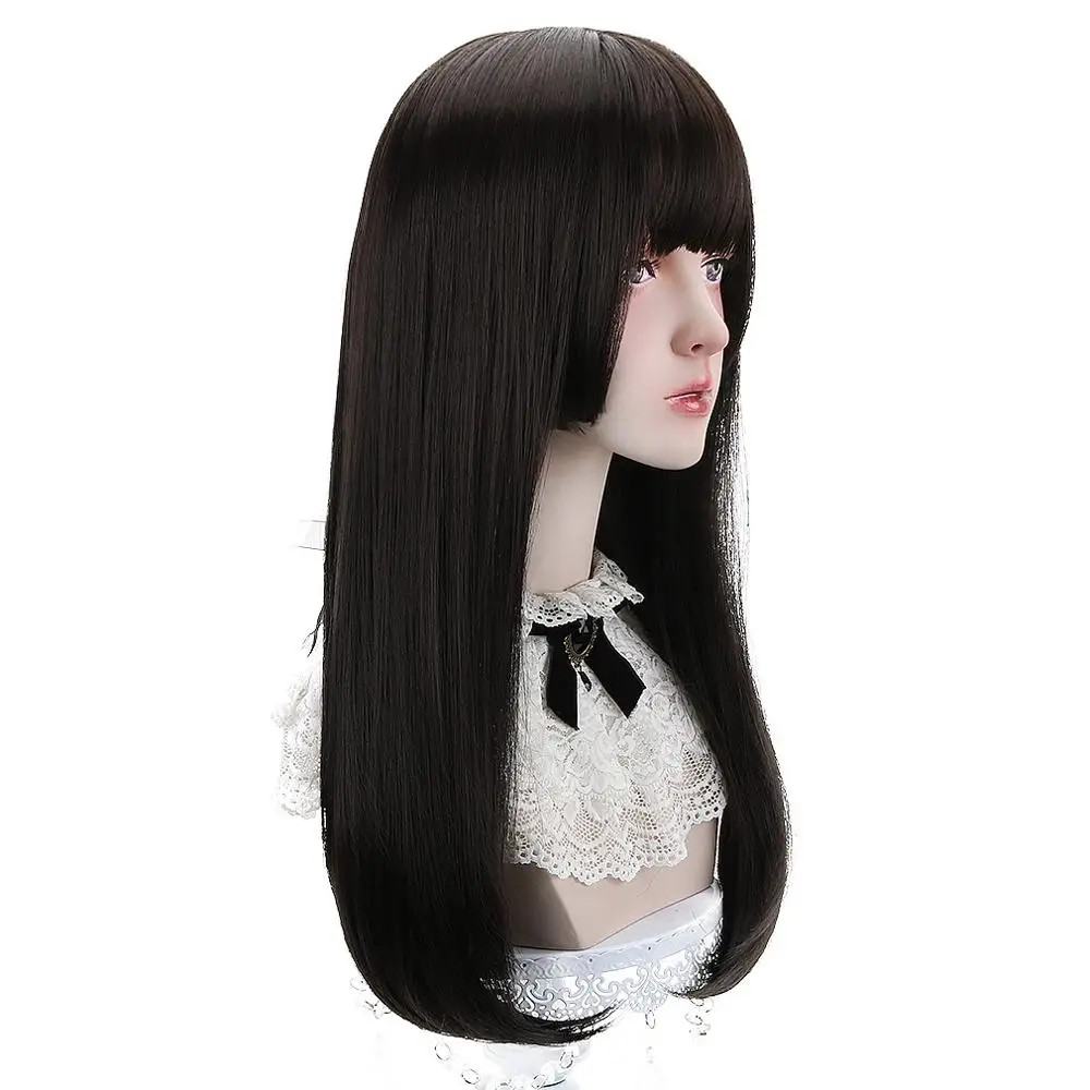 Бесплатная красота 22 &quotдлинные волнистые синтетические синие Омбре черные