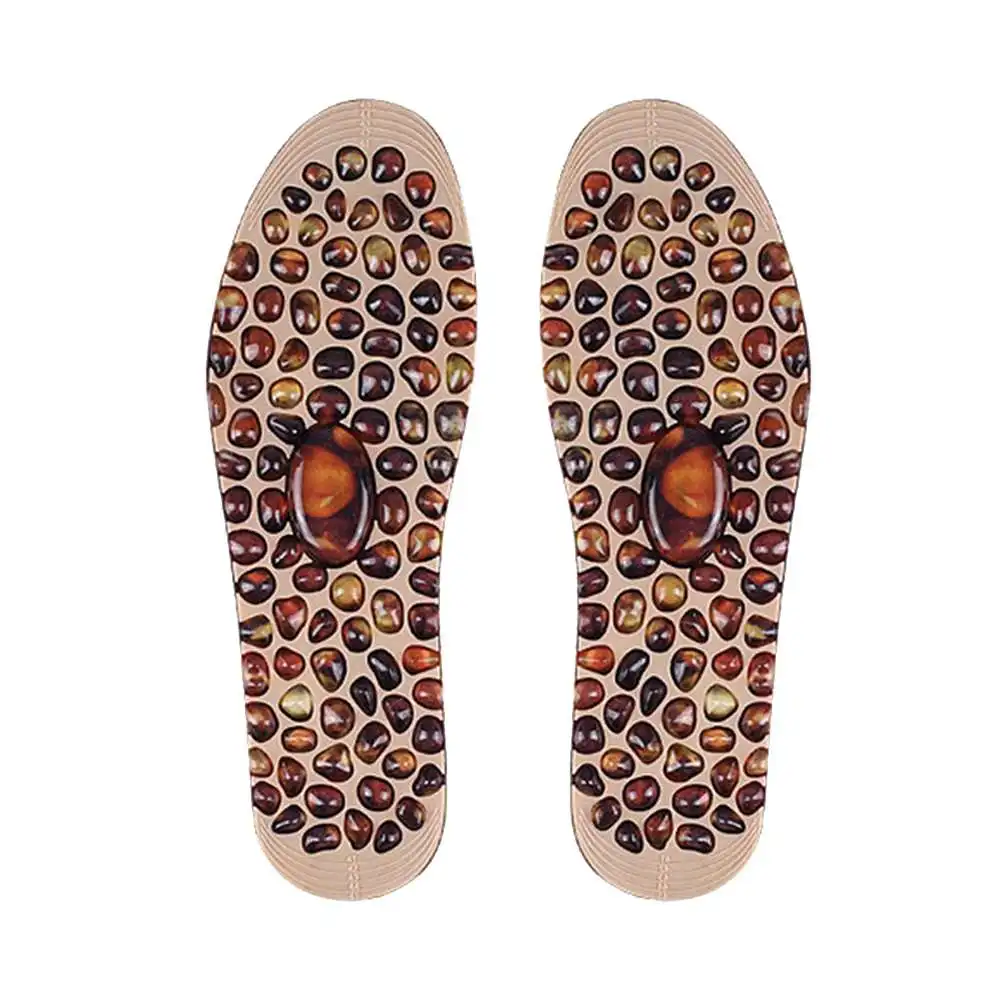 

2pcs Foot Acupuncture Point Massage Imitation Cobblestone Insole Acupressure Pads for Soft Rubber Pebble Therapy High Quality