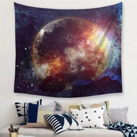 universe nebula space tapestry wall hanging aesthetic trippy hippie tapestries beach towel shawl throw sheet home room decor