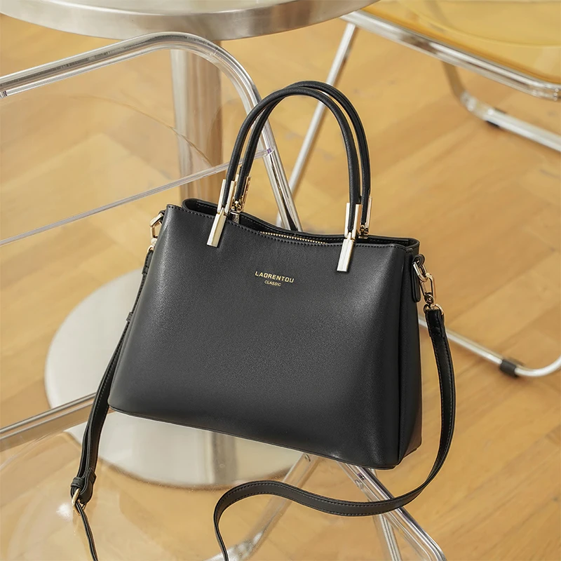 Сумка LAORENTOU женская с ручками сверху тоут через плечо роскошный саквояж на