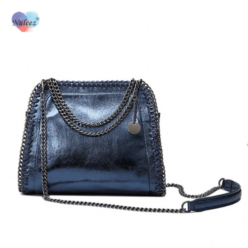 Сумка на одно плечо Nuleez женская элегантный вечерний клатч из блестящей ткани