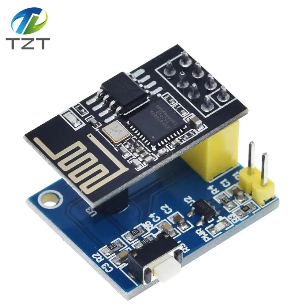 ESP8266 ESP-01 ESP-01S DS18B20 модуль датчика температуры и влажности esp8266 Wifi NodeMCU умный дом DIY Kit(с ESP01