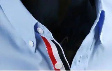 

2021 new men's casual long-sleeve shirt men's casual shirt ribbon decoration fashion simple shirt