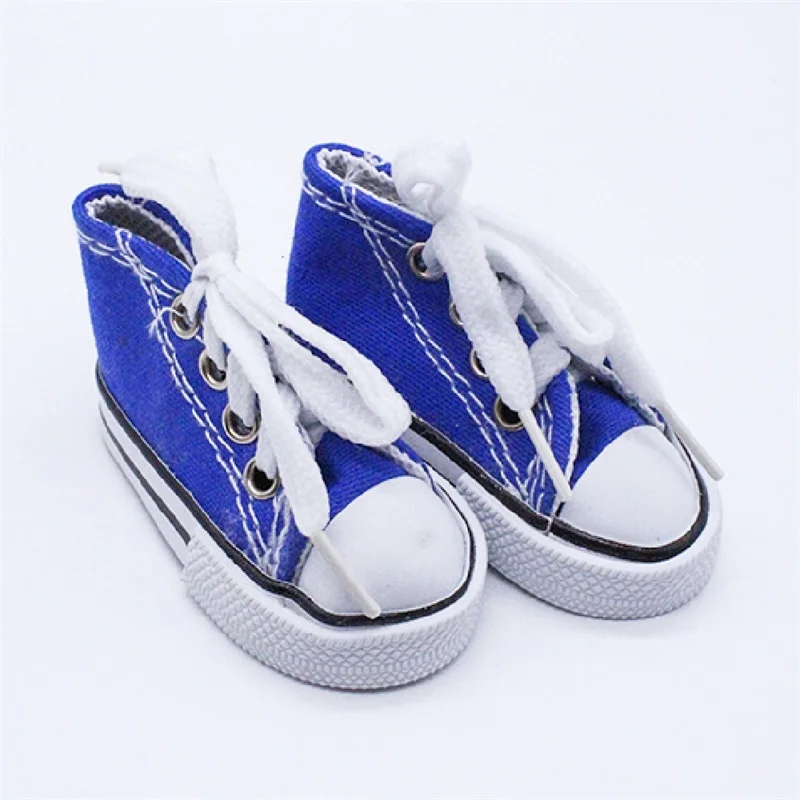 Best Sale1 пара 7,5 см обувь для кукол парусиновая обувь для куклы BJD модная мини обувь для куклы для русской кукла, сделанная вручную аксессуары для куклы