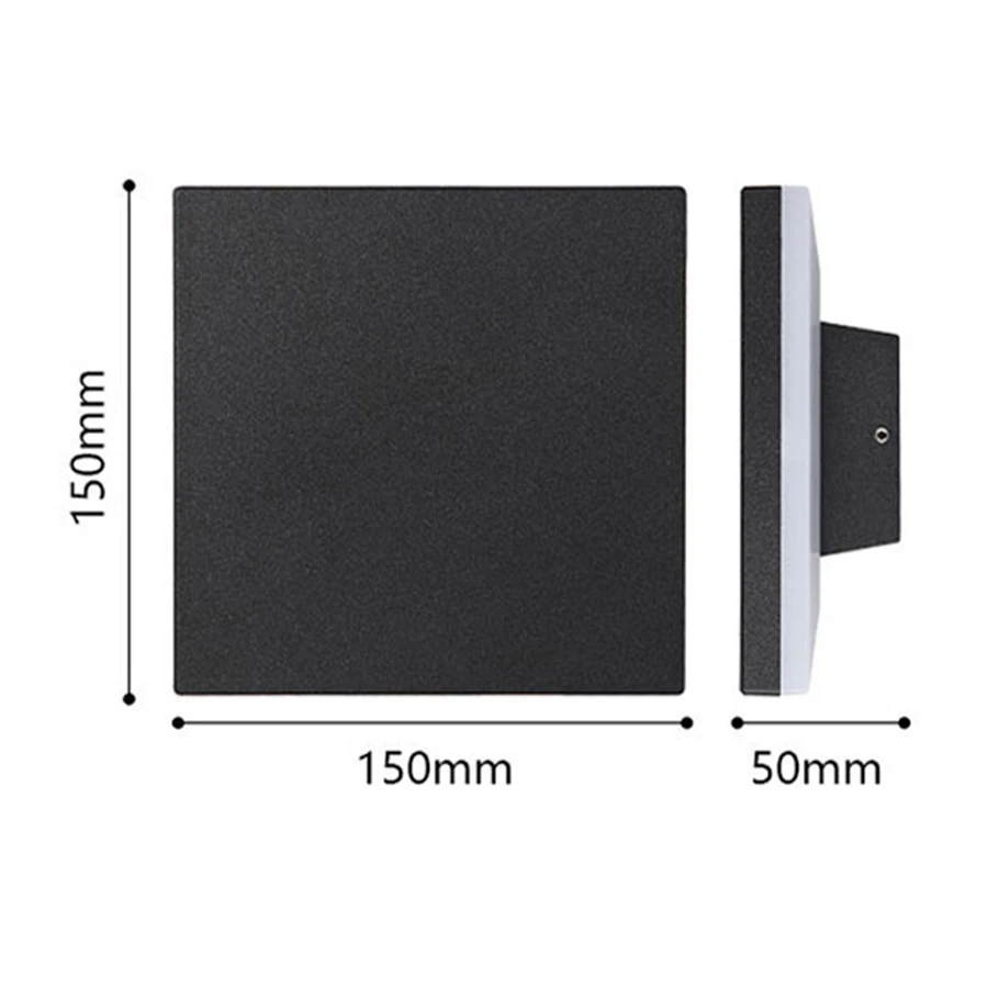 

12W Outdoor Waterproof LED Wall Lamps Garden Porch Corridor Balcony Wall Light Hotel Fence Front Door Porch Light