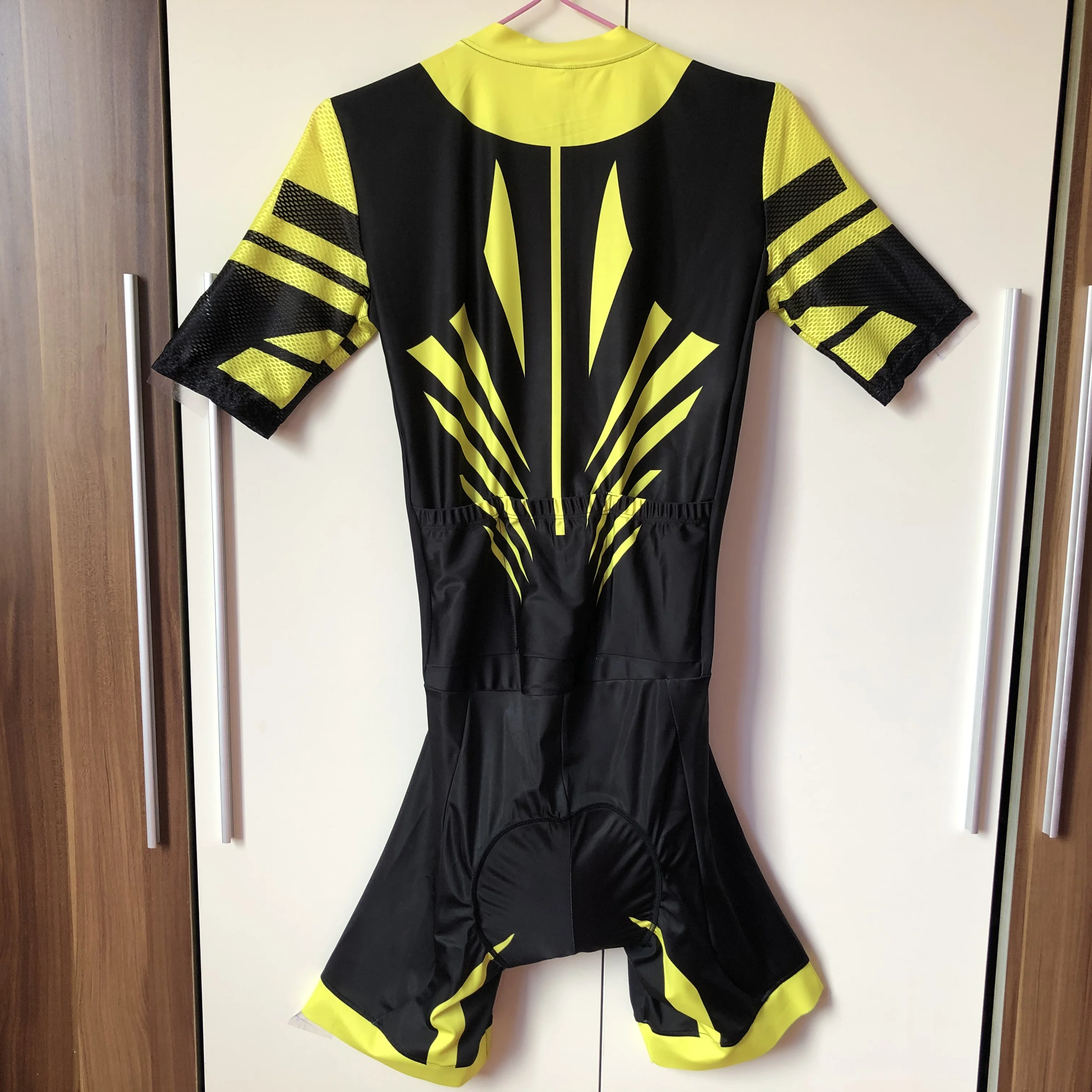 Мужской костюм для триатлона спортивный все в одном велосипедный Трикотажный