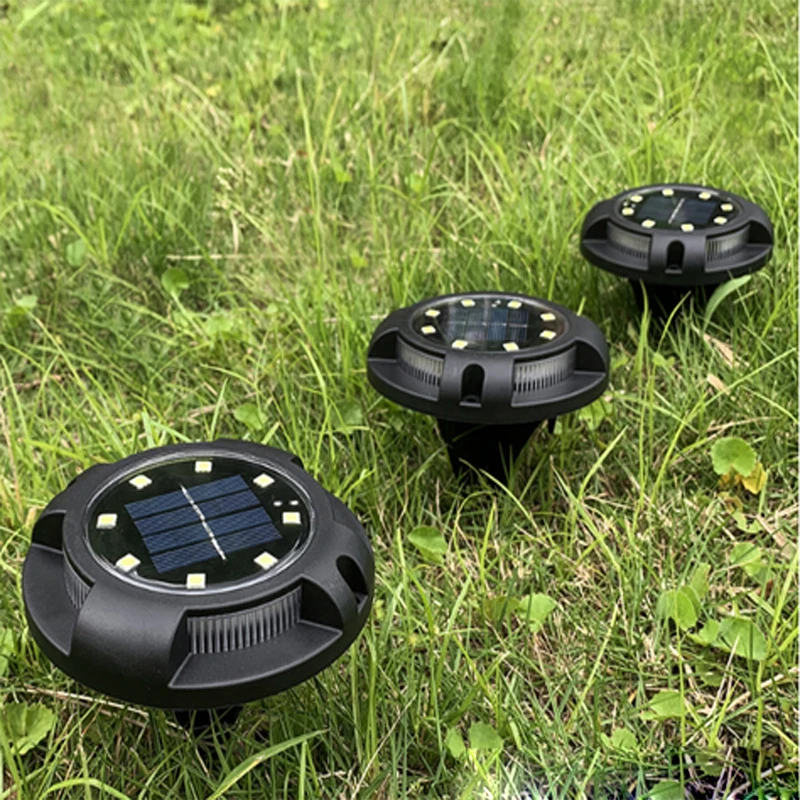 

NEW 12LED Solar Lawn Light Outdoor Lighting Ground Light Waterproof Decoration Buried Light Garden Landscape Lighting Channel