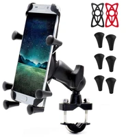 Bicycle motorcycle Holder Mount Bike Handlebar Cell Phone Clamp Scooter Phone Clip for Phone Bike Accessories for Moto
