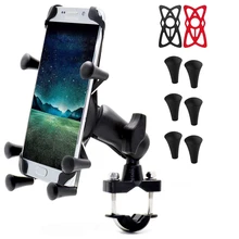 Bicycle motorcycle Holder Mount Bike Handlebar Cell Phone Clamp Scooter Phone Clip for Phone 12 Bike Accessories for Moto