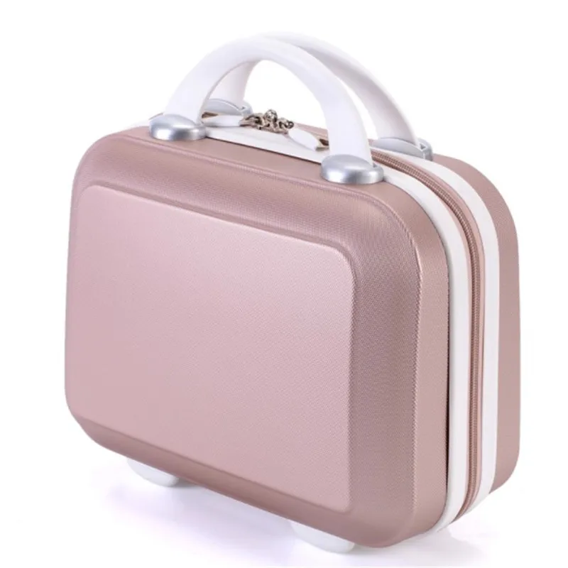 

New Ladies Cosmetic Case Brand Makeup Artist 14 inch Professional Beauty Cosmetic Cases Cosmetic Bag Portable Pretty Suitcase