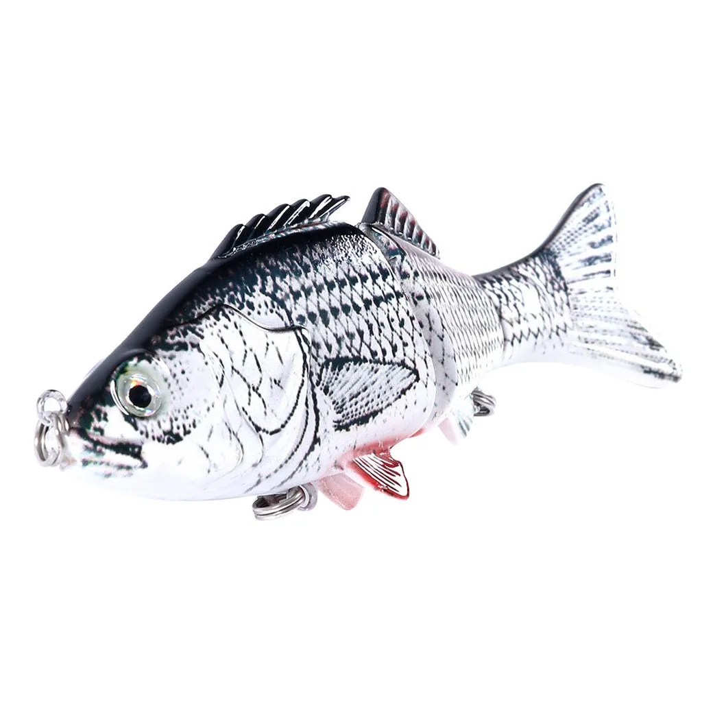 1 шт. рыболовные приманки 10 см пластиковая жесткая приманка для рыбы 5 цветов