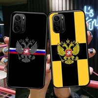 russia russian flags phone case for xiaomi redmi poco f1 f2 f3 x3 pro m3 9c 10t lite nfc black cover silicone back prett mi 10 u