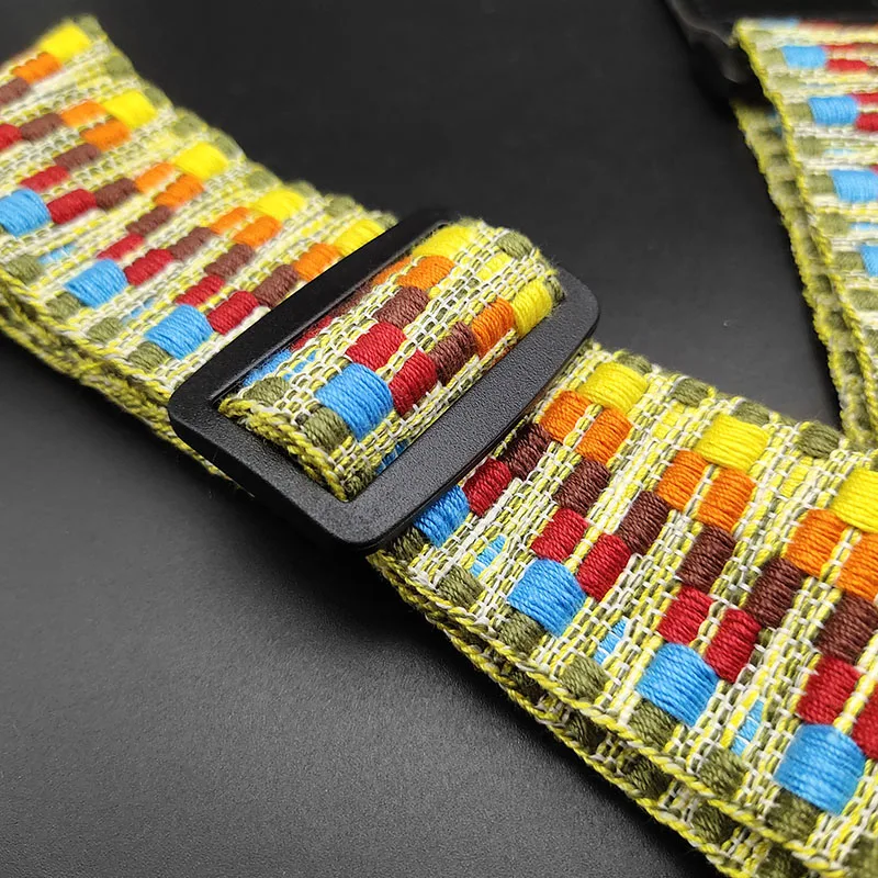 10pcs Ukulele 4String Mini Guitar Strap Colorful Rainbow Adjustable Guitarra Straps Belt with PU Leather Ends Accessoris | Спорт и
