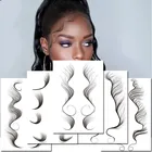 Водостойкая тату-наклейка для волос, Детские волосы, временная татуировка, натуральные вьющиеся волосы, наклейка, инструменты для макияжа