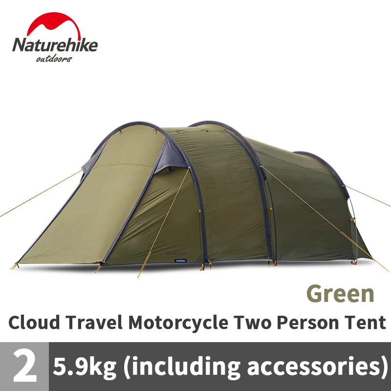 Палатка Naturehike Cloud туристическая Ультралегкая на 2 человек нейлоновая силиконовая