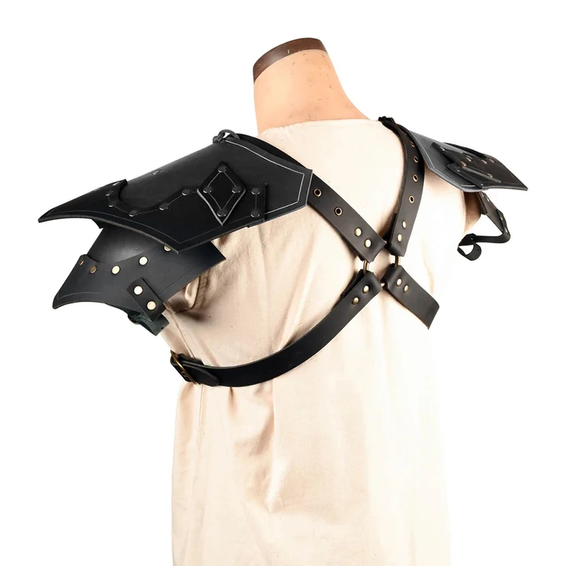 Средневековый наемник Рыцарь Костюм Pauldrons ремень Larp Paladin наплечная броня