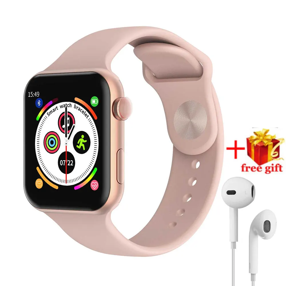 F10 Watch G Earphone F10 наручные часы, музыкальные, Bluetooth, умные часы, 1,54 дюймов, спортивные, шагомер, здоровье, умные часы для Android, iPhone, xiaomi phone PK iwo 8 4 - Цвет: F10 Watch G Earphone