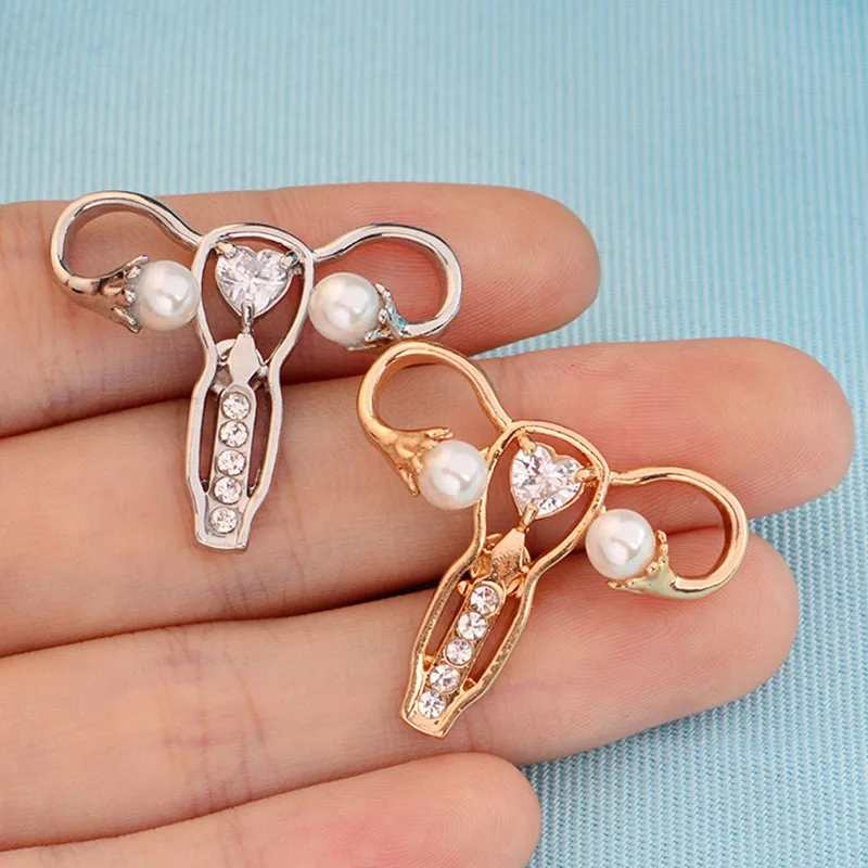 Ювелирные изделия шприц с визоцеральными органы женский уход нейрон RN брошь