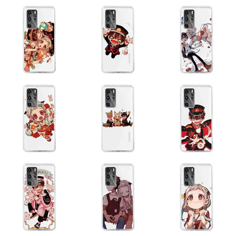 

Toilet bound Hanako kun Anime Phone Case For Huawei P40 P30 P20 Mate Honor 10i 30 20 i 10 40 8x 9x Pro Lite Transparent Cover