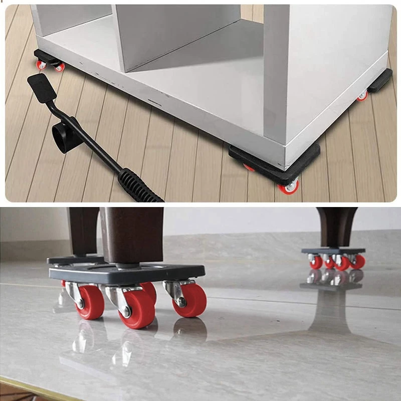 4 Wheel Movable Dolly with Casters Furniture Set Lift Mover Suitable for Heavy Home | Инструменты