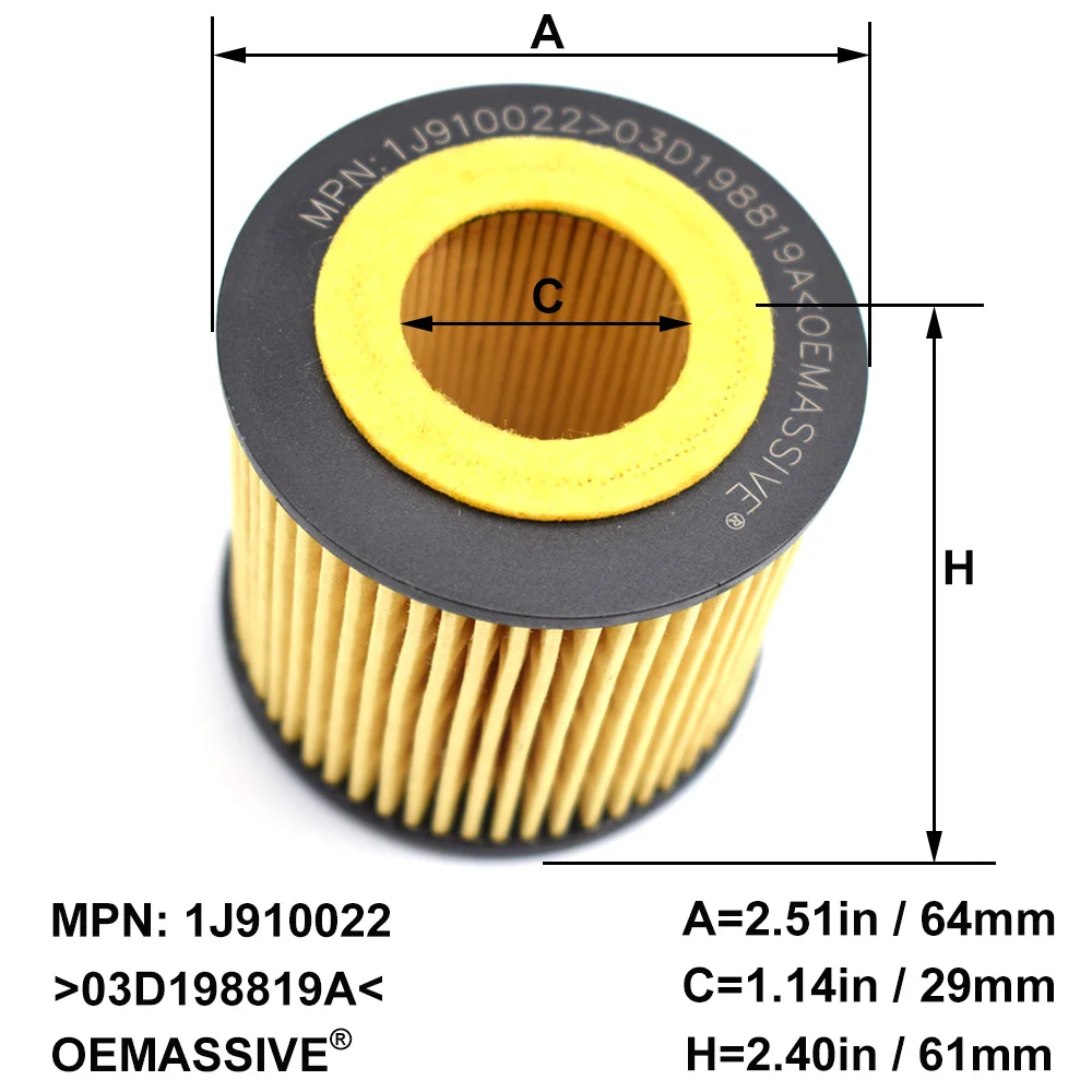 Set Of 5 Oil Filters 03D198819 For Skoda Rapid Spaceback NH3 NH1 Seat Ibiza IV ST 6J8 2012 2013 2014 2015 2016 2017 2018 2019 | Автомобили