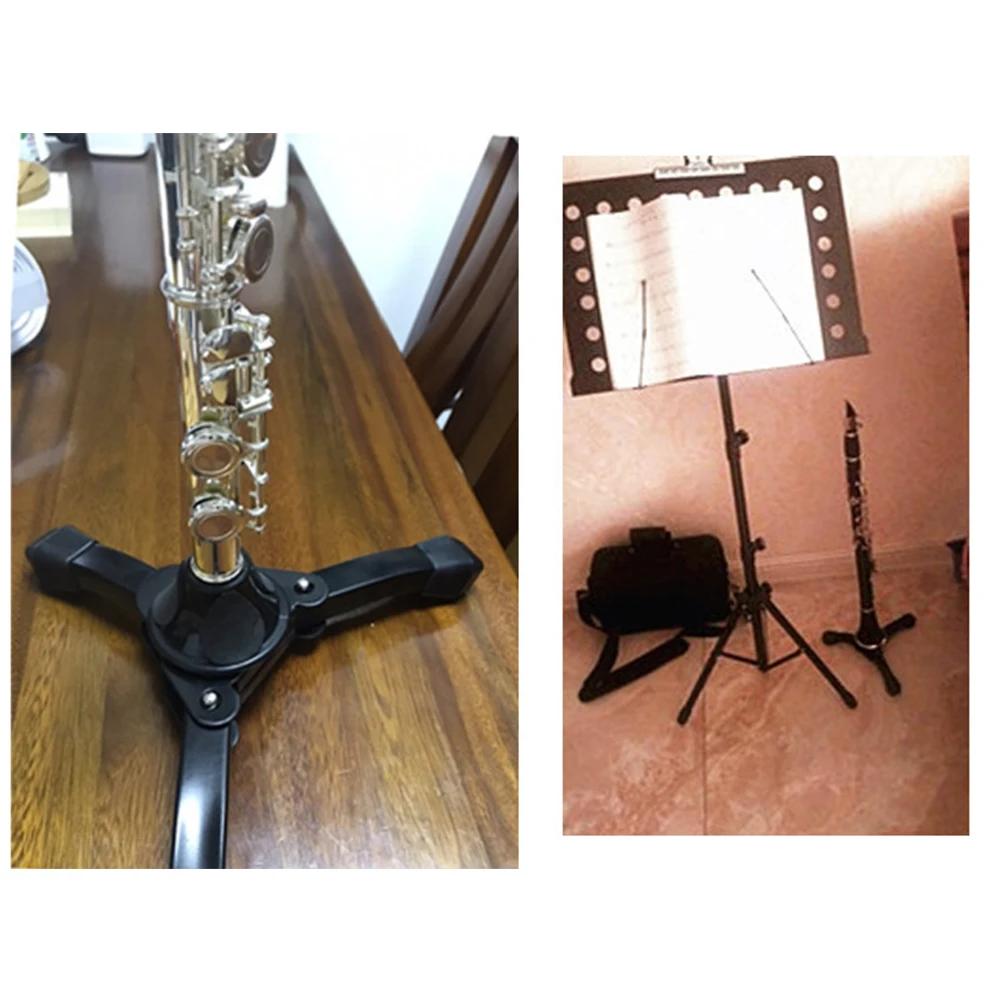 

Clarinet Soprano Portable Durable Saxophone Bracket Beginner Stable Trumpet Holder Home Wind Instrument Master Foldable Stand
