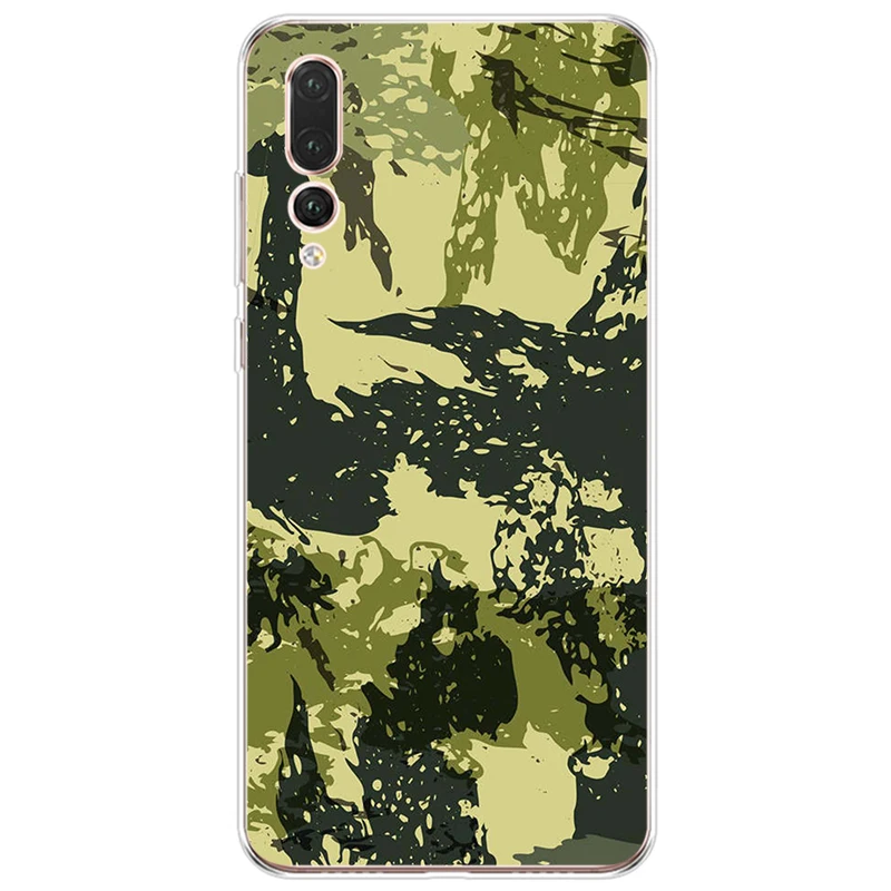 Камуфляжный узор военный армейский Мягкий Силиконовый ТПУ чехол для телефона
