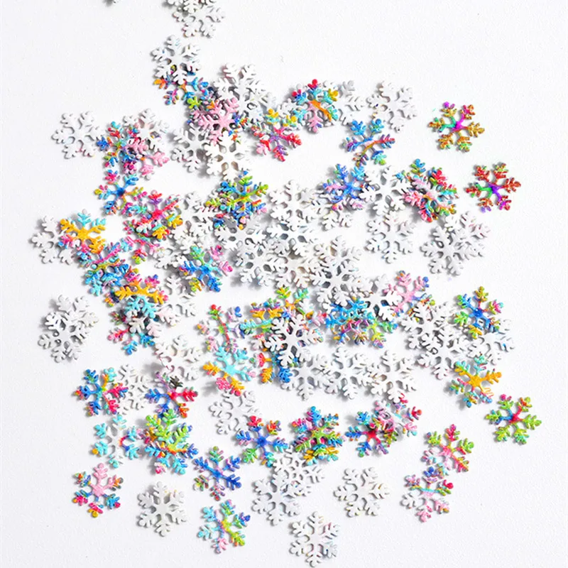 

The Colored Snowflakes 3D Nail Art Decoration Snow Flakes Accessories Manicure Nail Art for DIY#S-J125