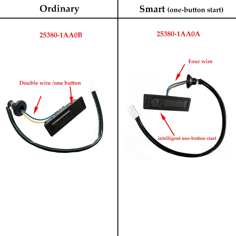 Кнопка заднего багажника крышка задней двери переключатель открывания для Nissan New Tiida Murano Juke 25380-1AA0B 253801AA0B