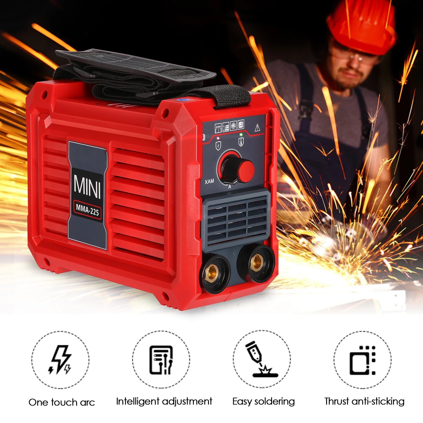 250A ARC Welder Dual 110V 220V ARC Welding Machine MMA250 Portable IGBT Inverter Mini MMA ARC Welding Machine