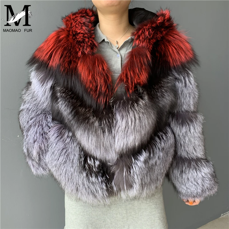 Новая модная шуба из натурального меха женские зимние короткие Роскошные шубы