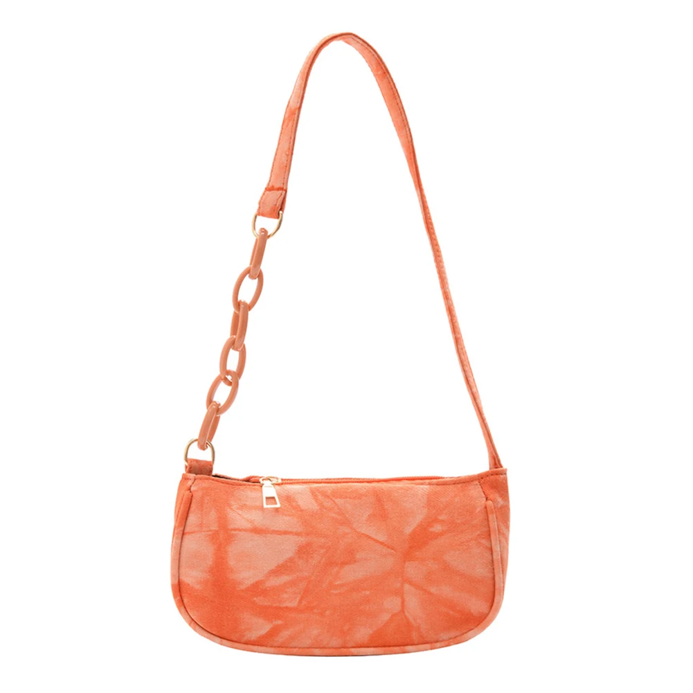 

Fashion Tie Dye Printed Handbag Totes Women Nylon Casual Shoulder Underarm Shoulder Bags Portable Travel Purse Clutches