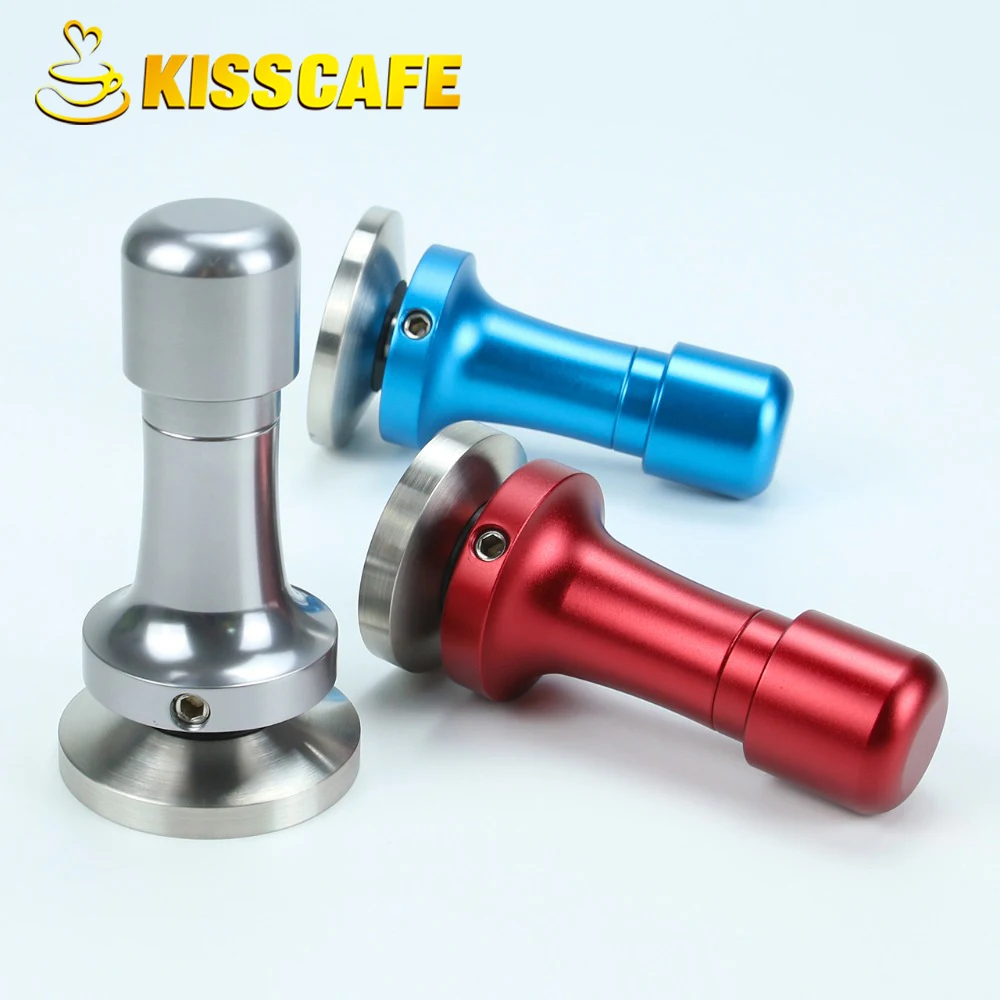 

51/53/57/58.35mm Elasticity Adjustable Coffee Tamper 304 Stainless Steel Aluminum Handle Pressure Press Hammer Coffee Accessorie