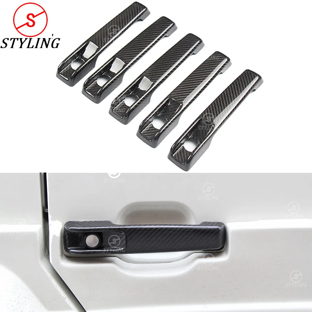 

W463 G63 Carbon Fiber Door Handle cover For Mercedes-Benz G Class G500 G55 G65 Door Handle Trim cover 2010 2011-2017 2018 2019