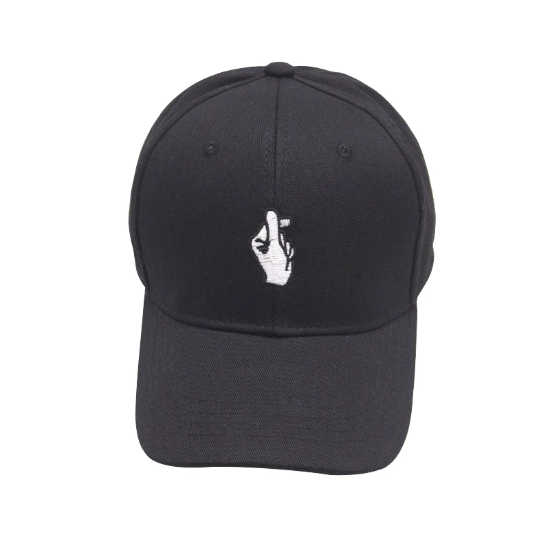 

Love Finger вышитая Кепка для бейсбола твердая цветная рука ок любовь жесты Finger Snapback шляпа для женщин и мужчин Регулируемая Кепка s TG0085
