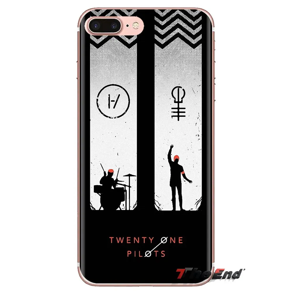 For iPhone XS Max XR X 4 4S 5 5S 5C SE 6 6S 7 8 Plus Samsung Galaxy J1 J3 J5 J7 A3 A5 Silicone Cover 21 Pilots twenty one pilots |