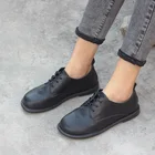 Женская обувь; Женская обувь на плоской подошве; Балетки на плоской подошве со шнуровкой 100% обувь из натуральной кожи; Женская Весенняя обувь; 2021; Женские туфли-мокасины осенние ботильоны женская обувь