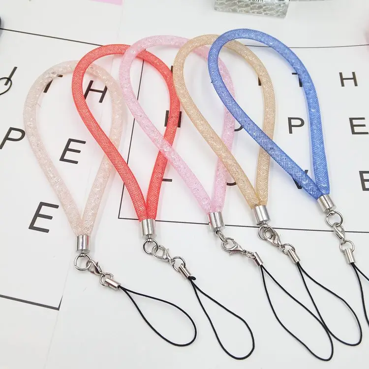 

Hand Wrist Lanyard String Short Grip Lanyard Non-slip Mobile Phone Strap for Flash Drive Keychain ID Badge Holder DIY Hang Rope