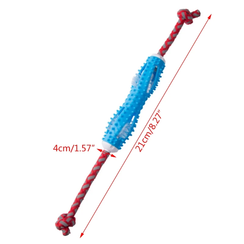 

1pcs Tug N Brush Dog Toothbrush Stick Tools Durable Pet Puppy Chewing Teething Toys