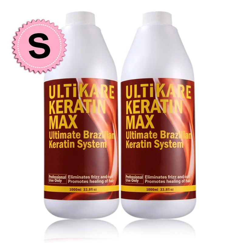 Профессиональное 8% формалиновое бразильское Кератиновое Лечение 2 шт. в партии
