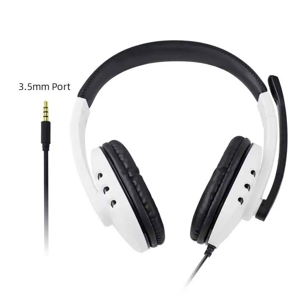 

PS5 Wired Headset Gamer PC 3.5mm For Xbox One PS4 PC PS3 NS Headsets Surround Sound Gaming Overear Laptop Tablet Gamer