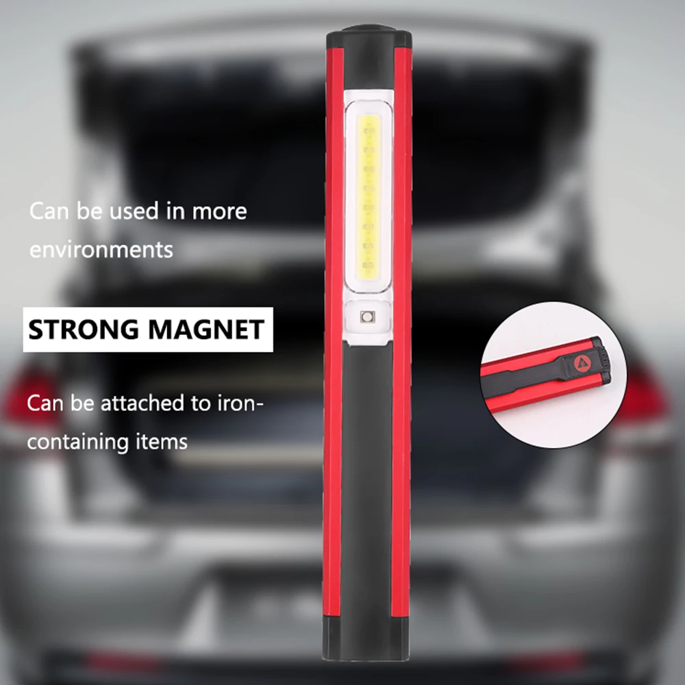 Мощный рабочий светильник COB светодиодный светильник-вспышка Магнитная Рабочая