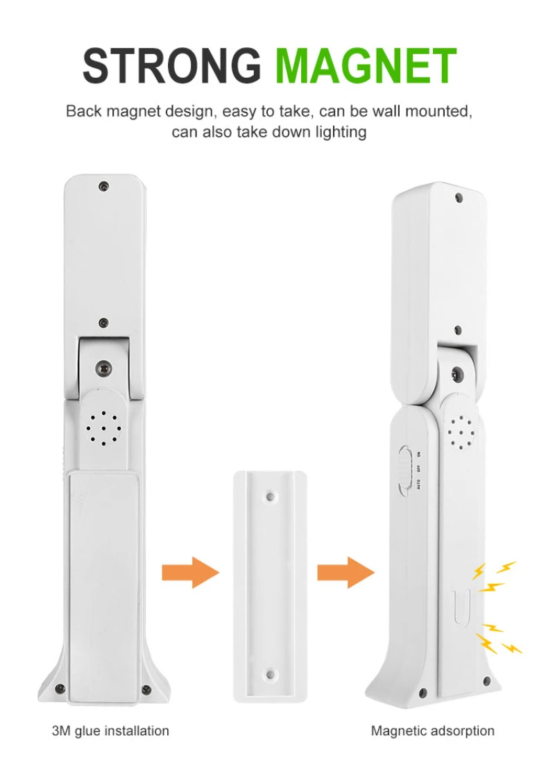 

Oobest Led Induction Night Light Human Body Induction Night Light Lamp USB Rechargeable LED Light Motion Sensor Aisle Light